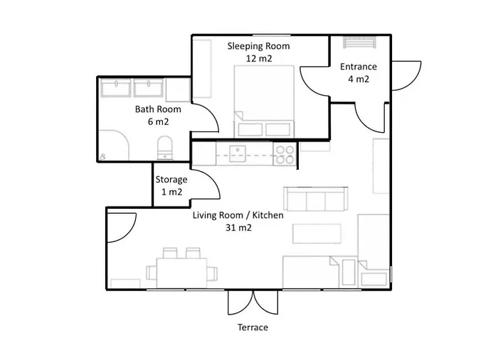 아파트 - Lille Galleri -