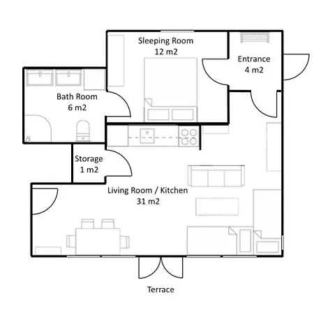 Apartmán - Lille Galleri -